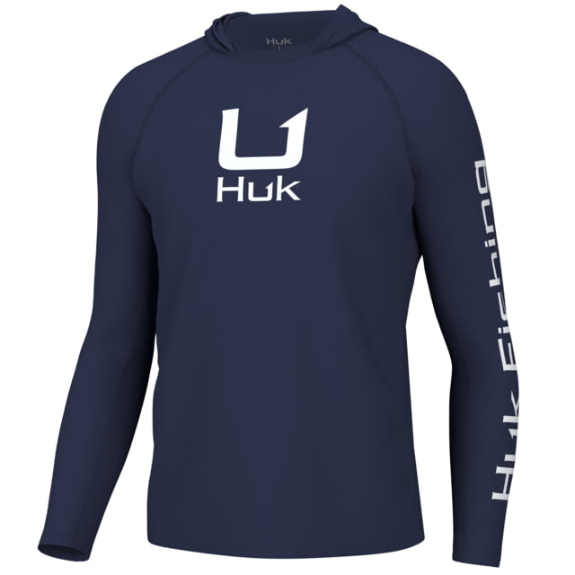HUK Performance Fishing Icon Hoodie - Men's Naval Academy M