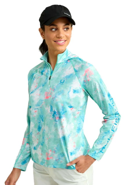 HUK Performance Fishing Icon Performance Hoodie - Women's Bermuda Large