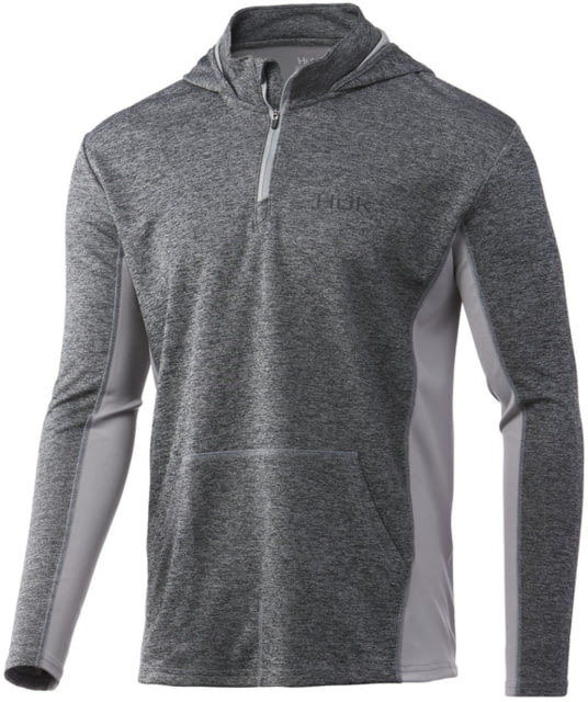HUK Performance Fishing Icon X Coldfront Hoodie - Men's 2XL Grey Heather
