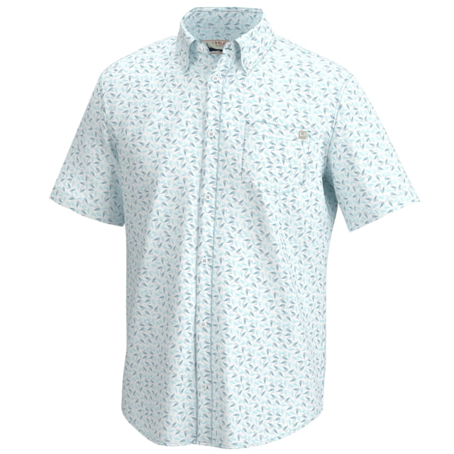 HUK Performance Fishing Kona Jig Huk Button-Down - Mens Ipanema Small