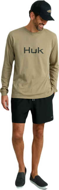 HUK Performance Fishing Logo Long Sleeve Tee - Men's Overland Trek Extra Large