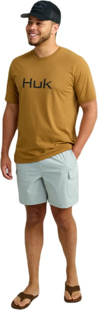 HUK Performance Fishing Logo Tee - Men's Sand Piper 2XL