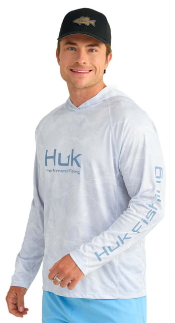 HUK Performance Fishing Mossy Oak Pursuit Performance Hoodie - Men's Moe Sw Bonefish Extra Large
