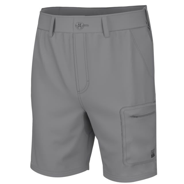 HUK Performance Fishing Nxtlvl 7 Short - Mens Overcast Grey Extra Large