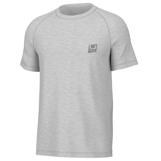 HUK Performance Fishing Performance Tee SS Cationic Heather - Men's Harbormist Hthr L