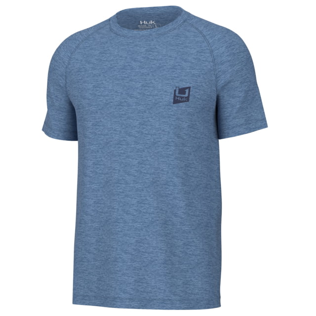 HUK Performance Fishing Performance Tee SS Cationic Heather - Men's Quiet Hrbr Hthr M