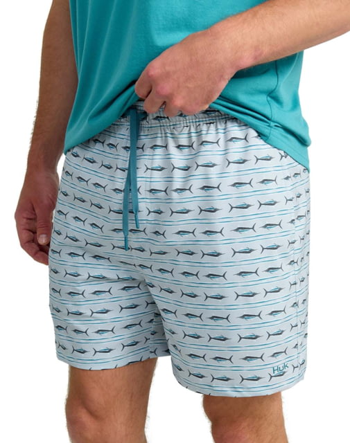 Huk Performance Fishing HUK Performance Fishing Pursuit Printed Volley Short - Men's Harbor Mist2 Large
