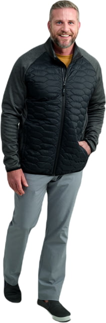 Open Box Dealer Demo HUK Performance Fishing Scale Hybrid Jacket – Men’s Black Extra Large
