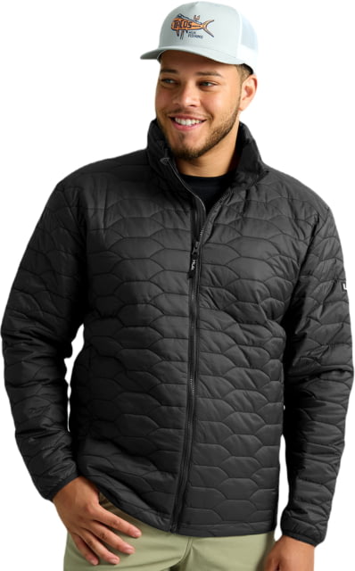 Open Box Dealer Demo HUK Performance Fishing Scale Jacket – Men’s Black Extra Large