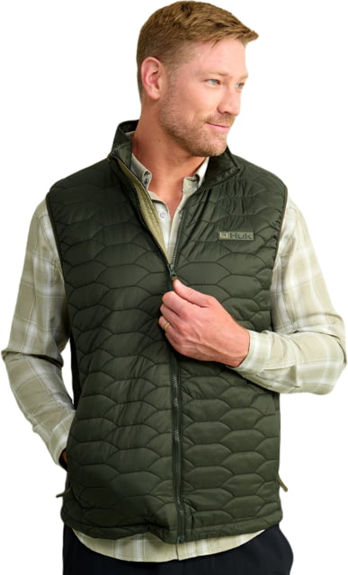 HUK Performance Fishing Scale Vest - Men's Cypress Landing Extra Large