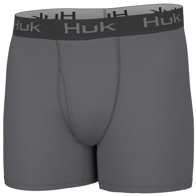 HUK Performance Fishing Solid Boxer - Men's Night Owl M