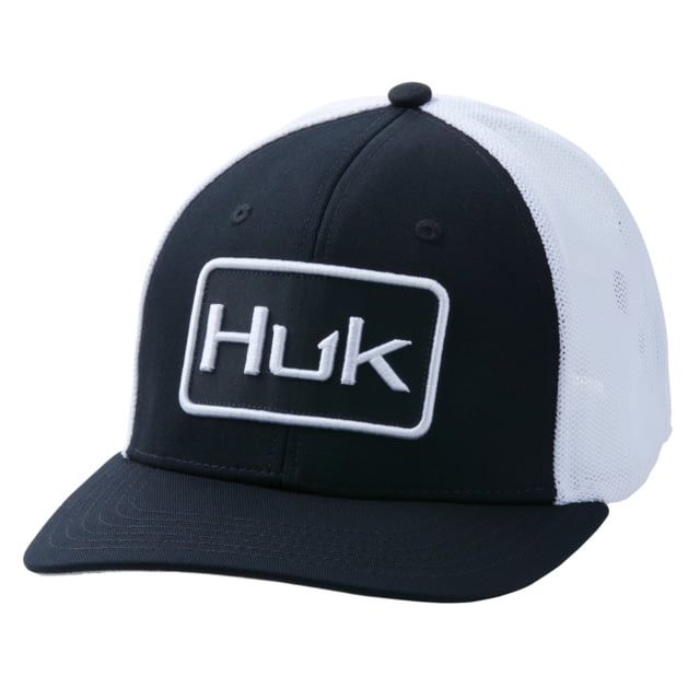 HUK Performance Fishing Solid Stretch Trucker - Mens Black LXL