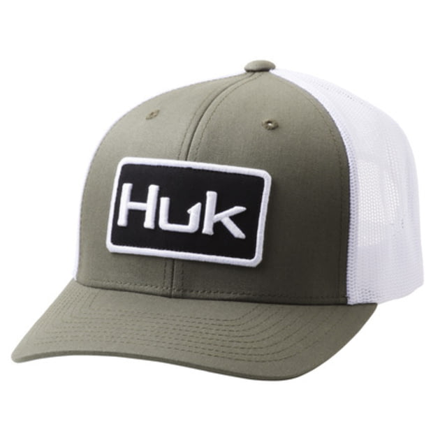 HUK Performance Fishing Solid Trucker - Mens Moss One Size