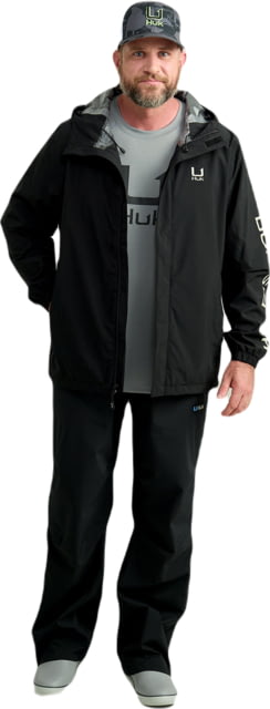 HUK Performance Fishing Storm Jacket - Men's Black 3XL