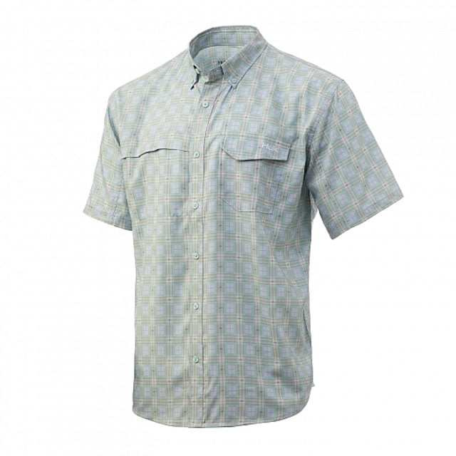 HUK Performance Fishing Tide Point Short Sleeve Shirt - Men's Medium Plein Air