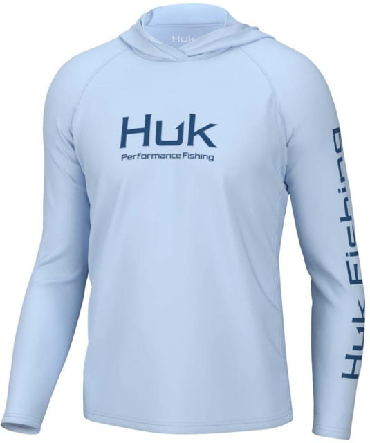 HUK Performance Fishing Vented Pursuit Long Sleeve Hoodie - Men's Ice Water Extra Large