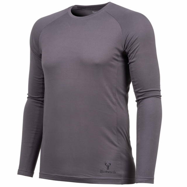Huntworth Casper Heat Boost Heavyweight Base Layer Shirt - Men's Dark Gray Large