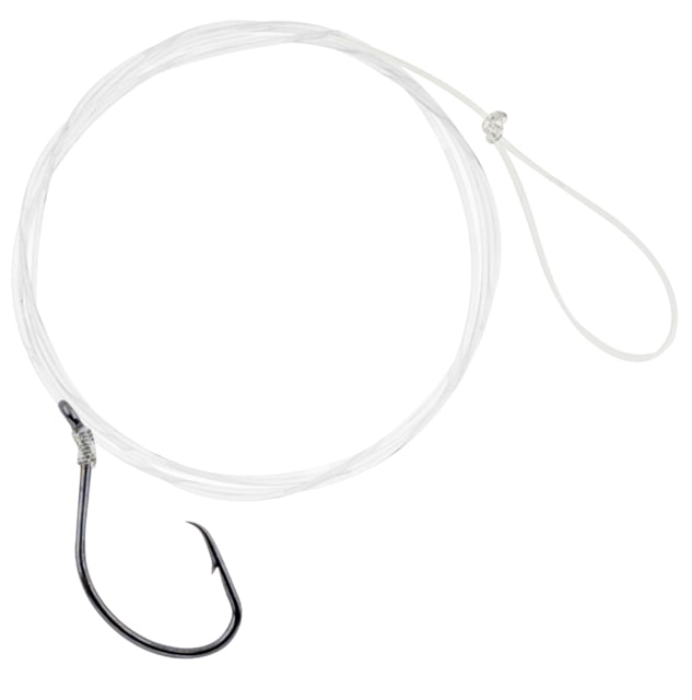 Hurricane 18in Mono Circle Snelled Hook Size #4 Bc