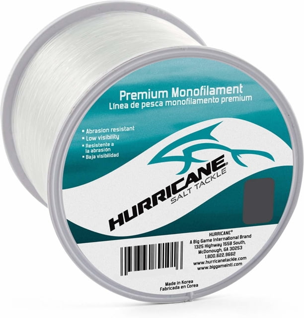 Hurricane Mono Fishing Line 1/4lb Spool 20lb 650Yd