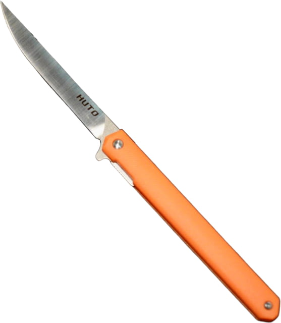 Huto Lifestyle Huto Lifestyle Finisher Folding Hard Blade Skinner Knife Orange