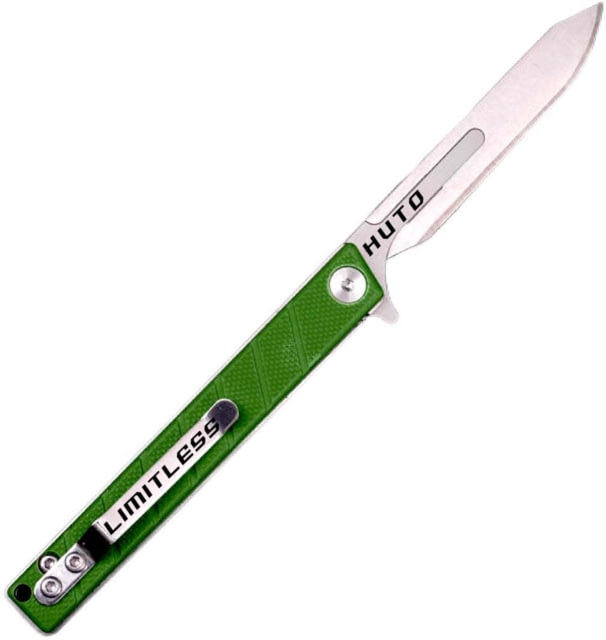Huto Lifestyle Huto Lifestyle Limitless Folding Replacement Blade Knife Lime Green