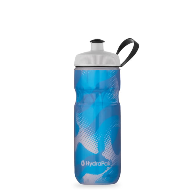 HydraPak Polar Sport Contender 20oz Bottle Blue/Silver 20oz/600ml