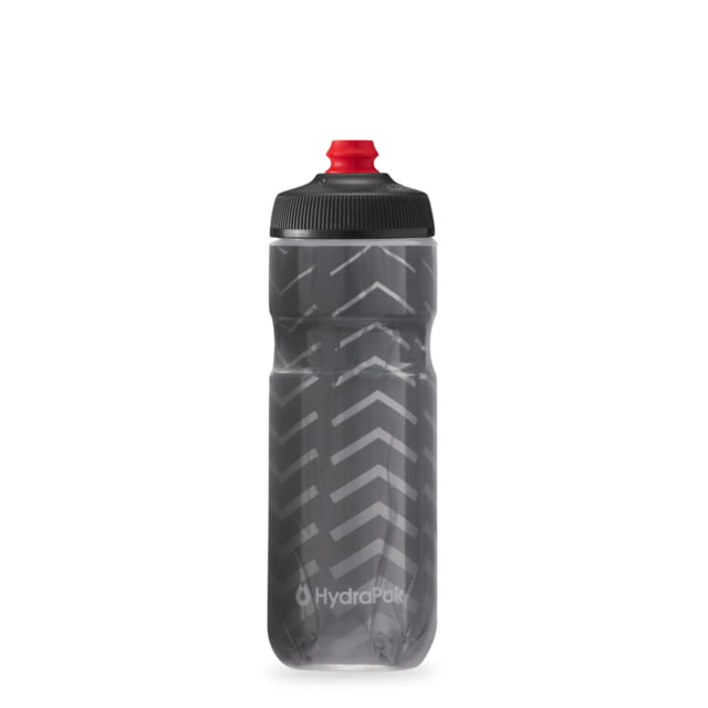 HydraPak Polar Surge Bolt 20oz Bottle Charcoal/Silver 20oz/600ml