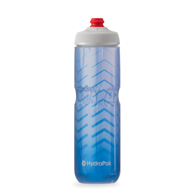 HydraPak Polar Surge Bolt 24oz Bottle Cobalt Blue/Silver 24oz/700ml