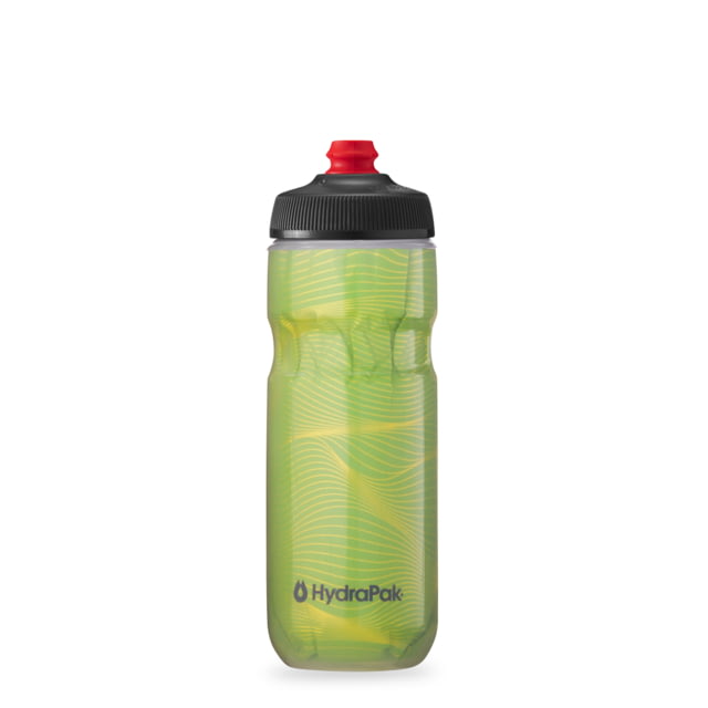 HydraPak Polar Surge Jersey Knit 20oz Bottle Highlighter 20oz/600ml