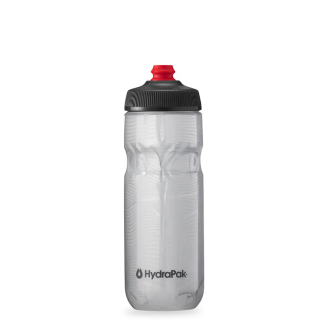 HydraPak Polar Surge Jersey Knit 20oz Bottle White 20oz/600ml