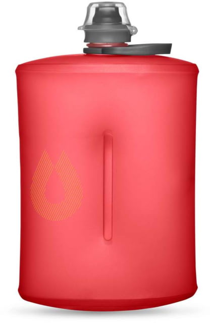 HydraPak Stow 1L Water Bottle Redwood Red 32oz