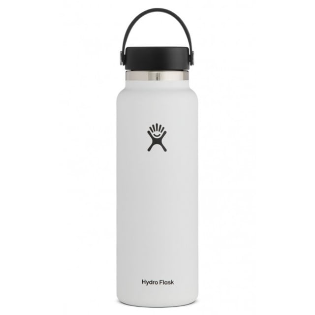 Hydro Flask Wide Mouth Flask White 40 oz.