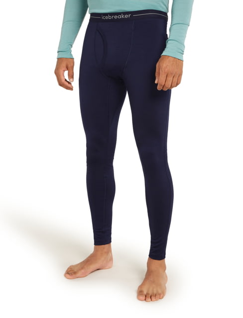 Icebreaker 200 Oasis Leggings with Fly - Men's Midnight Navy/Monsoon Extra Large