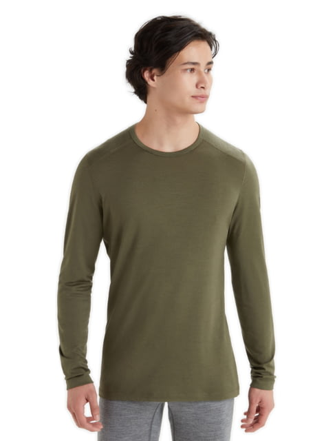 Icebreaker 200 Oasis Long Sleeve Crewe - Men's Loden Extra Small