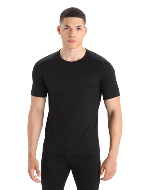Icebreaker Merino 200 Oasis SS Crewe - Men's Black Small