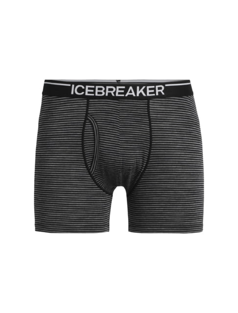 Icebreaker Anatomica Boxers w/ Fly - Men's Gritstone Heather Extra Large