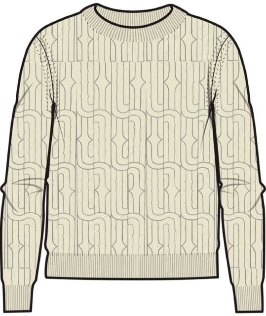 Icebreaker Cable Knit Crewe Sweater - Women's Undyed Extra Large