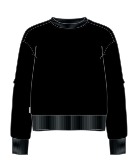 Icebreaker Crush II Long Sleeve Sweatshirt - Women's Black Small