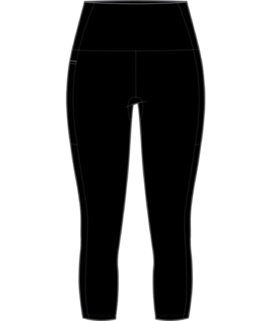Icebreaker Fastray High Rise 3/4 Tights - Women's Black Large