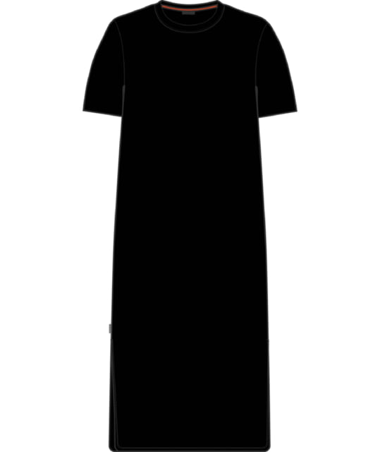 Icebreaker Granary Tee Dress - Women's Black Extra Small