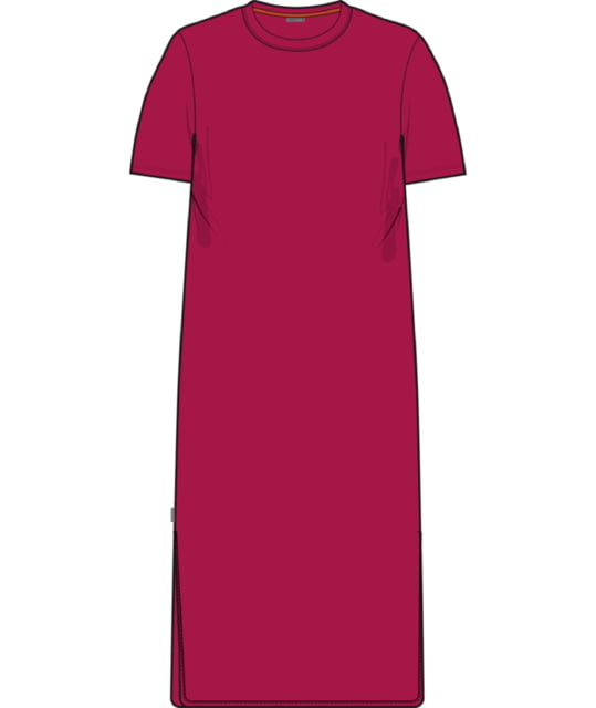 Icebreaker Granary Tee Dress - Women's Electron Pink Small