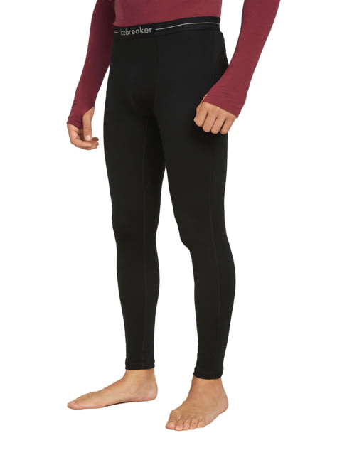 Icebreaker Men 300 MerinoFine Polar Leggings Black L