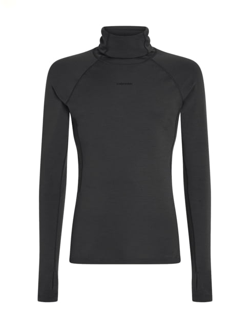 Icebreaker Men 300 MerinoFine Polar LS Roll Neck Black L