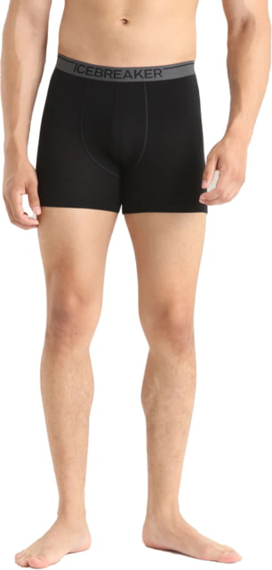 Icebreaker Merino 150 Anatomica Boxers - Men's Black Large