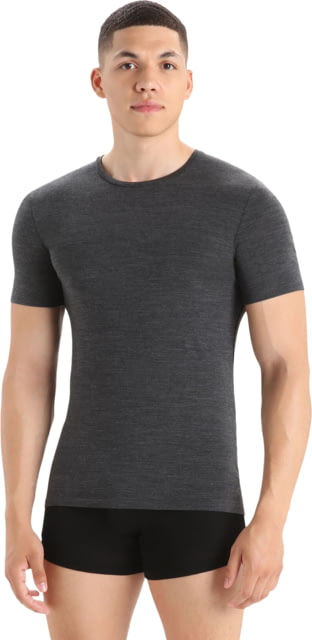 Icebreaker Merino 150 Anatomica SS Crewe - Men's Jet Heather Medium