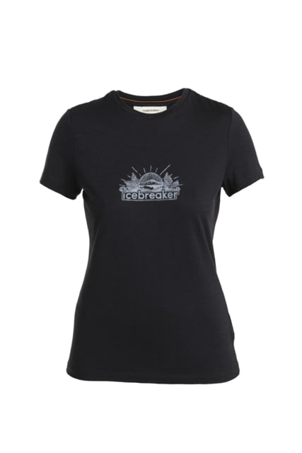 Icebreaker Merino 150 Tech Lite III SS Tee IB Grown Naturally - Women's Black Large