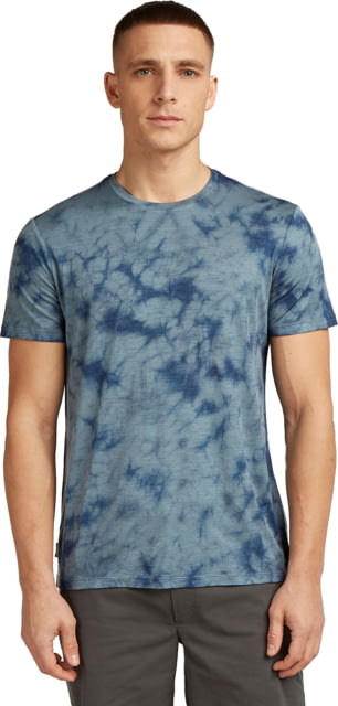 Icebreaker Merino 150 Tech Lite SS T-Shirt Cloud Dye - Men's Blue Ash/Dawn/CD Large