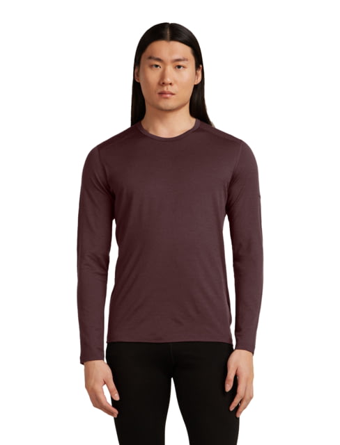 Icebreaker Icebreaker Merino 200 Oasis Long Sleeve Crew Thermal Top - Men's Java Extra Large