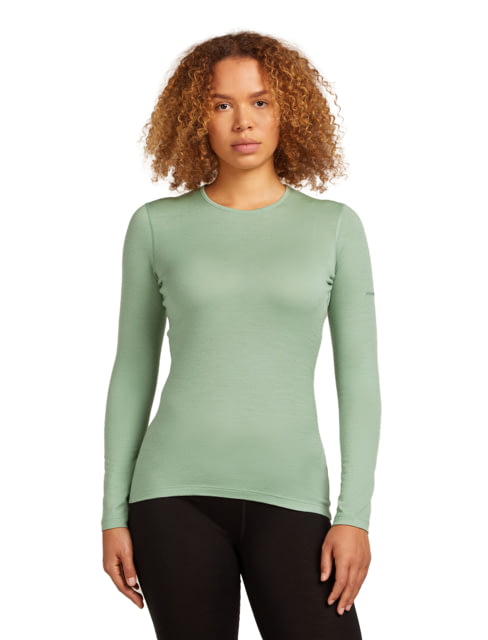 Icebreaker Icebreaker Merino 200 Oasis Long Sleeve Crew Thermal Top - Women's Seaglass Medium