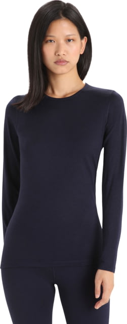 Icebreaker Merino 200 Oasis LS Crewe - Women's Midnight Navy Extra Small